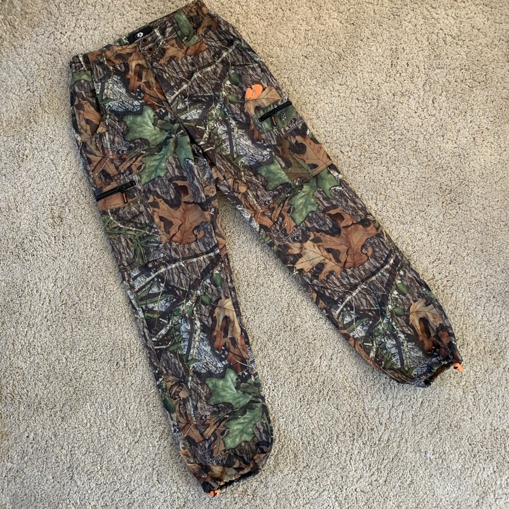 Vintage real tree cargo pants